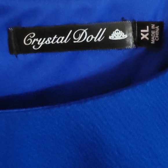 Royal Blue Dress Sz XL - Picture 2 of 4